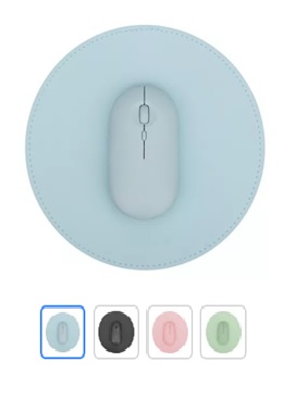 Mouse inalámbrico en 4 colores dispoibles